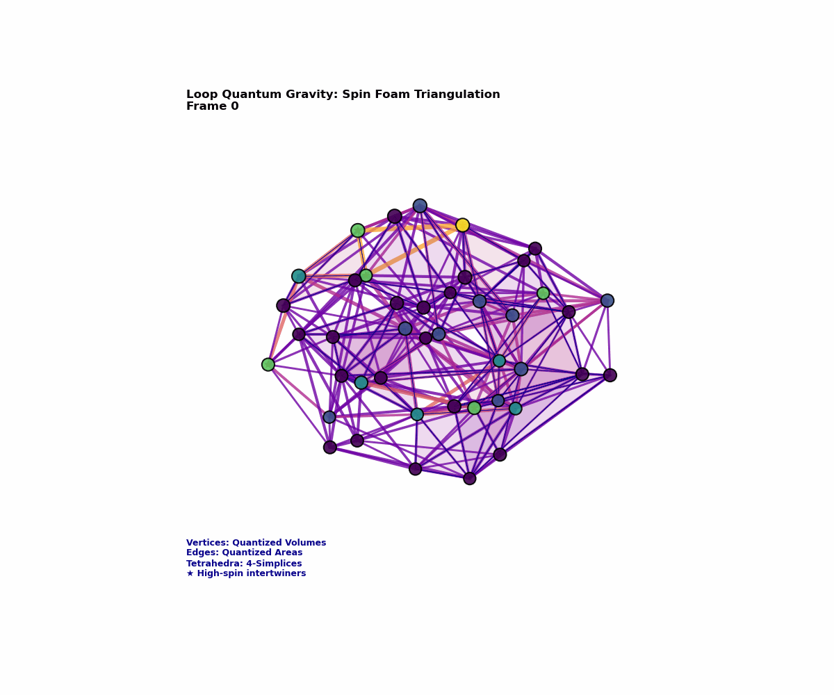 Spin Network Animation